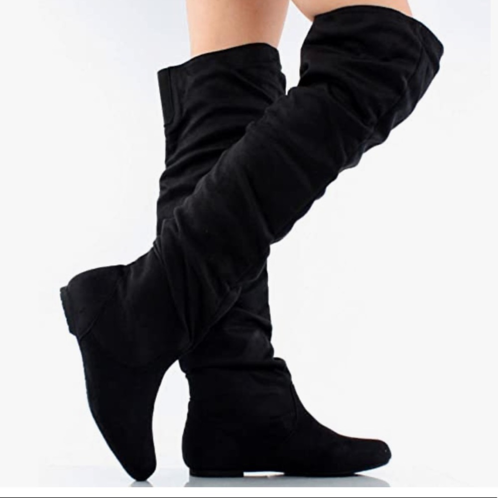 Nature Breeze Women's Stretchy Thigh High Boot